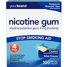 Nicotine Polacrilex Gum 4mg