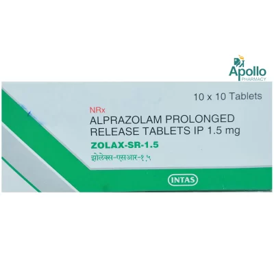 Zolax SR 1.5mg xanax 1.5 alprazolam 1.5
